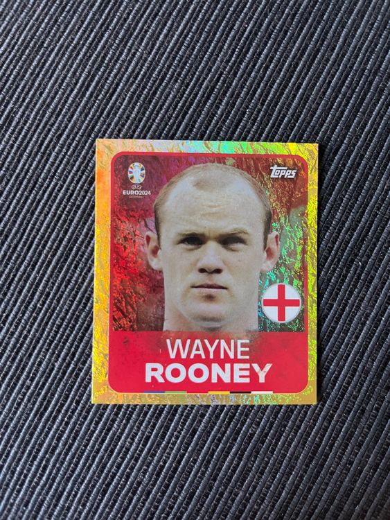 Topps Euro 2024 Wayne Rooney Gold LEG 3 ENG Gebraucht In Wabern F r 