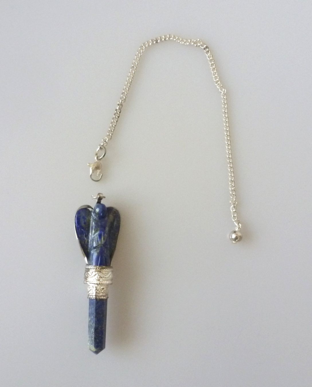 Misurare: Edelstein-Engel-Pendel - Lapis Lazuli – Nuovo e nell'imballaggio originale da Mauren venduto da Yeelen 3