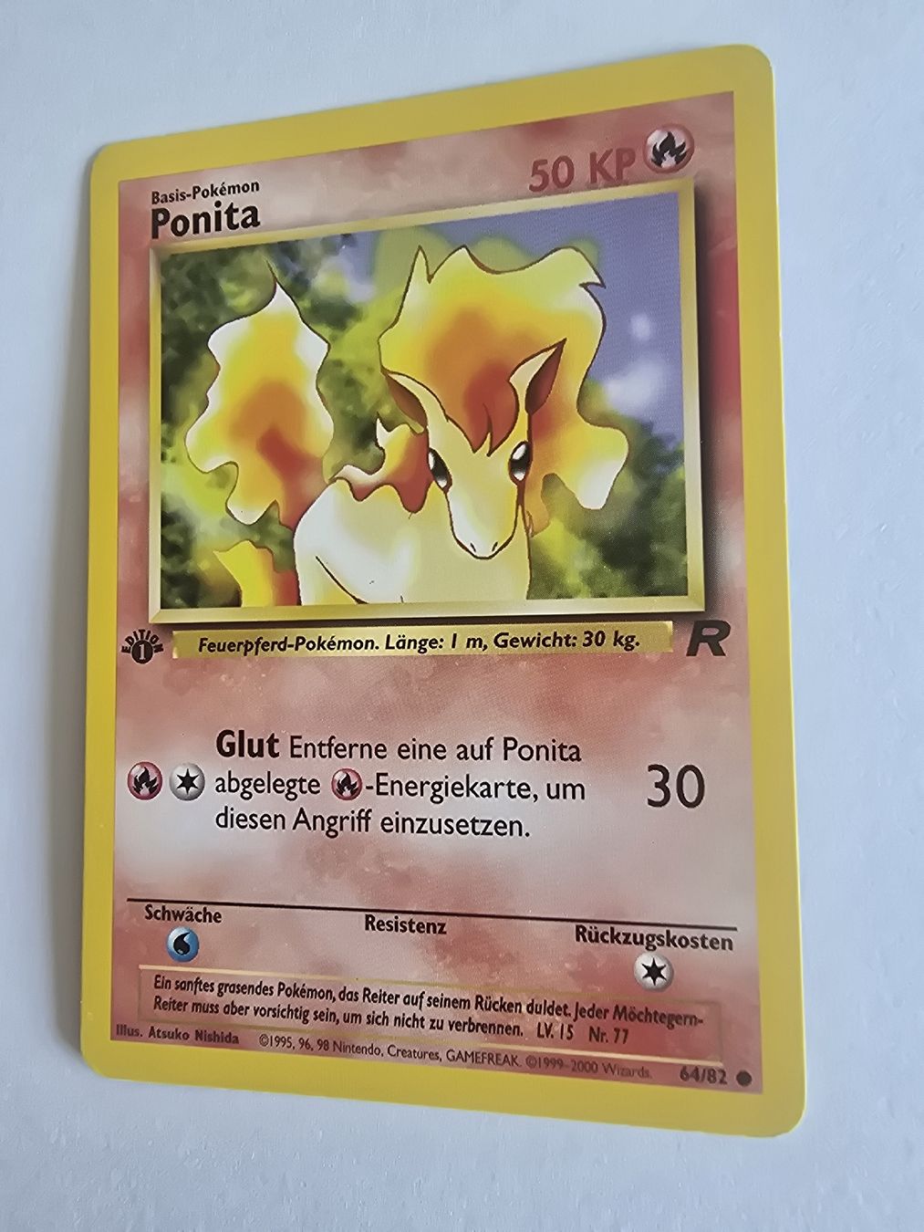 Pokémon Carte collezionabili: Pokemon Ponita, 1Edition, TeamRocket, DE – Usato da Pfäffikon SZ venduto da gmw_8nk9 2