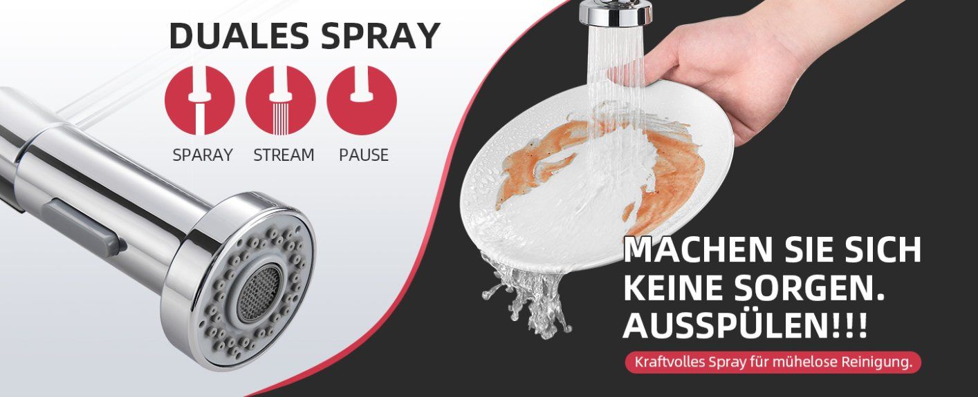 Rubinetteria: Küchenarmatur mit Pull Down Sprüher Brause – Nuovo e nell'imballaggio originale da Geneve venduto da Titi2008 2