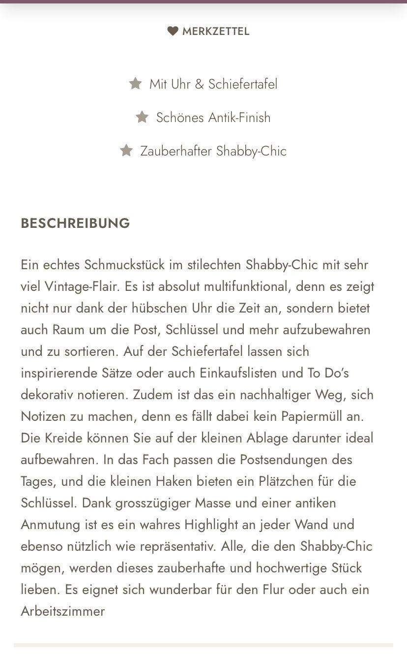 Wandtafeln: LOBERON - Organizer Cougar - Schlüsselbrett – Gebraucht aus Bonstetten von Andrees 3
