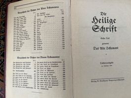 Alte Bibel  -  "Die heilige Schrift" von 1959