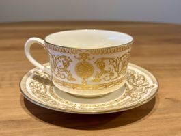Royal Worcester « Hyde Park » – tasse & soucoupe