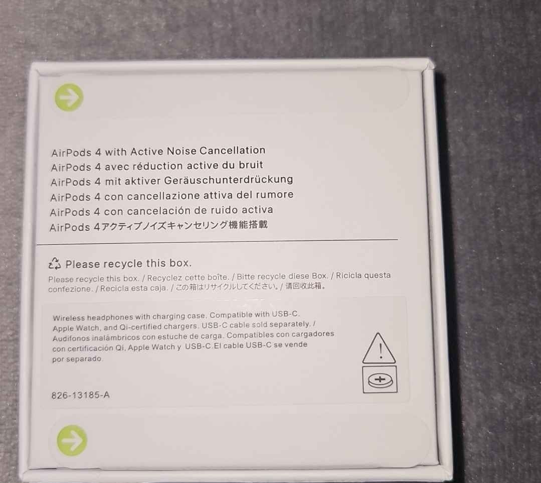 Apple Cuffie: Apple AirPods 4 mit ANC neu – Nuovo e nell'imballaggio originale da Gipf-Oberfrick venduto da iam_q9y8 2