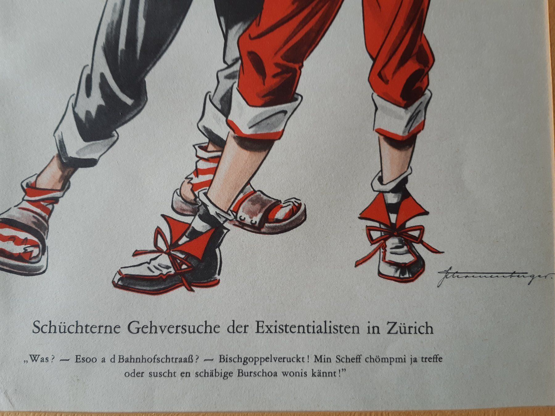 Grafica & Litografie: Nr. 3 original Litho Nebelspalter – Usato da Grindelwald venduto da carro5 3