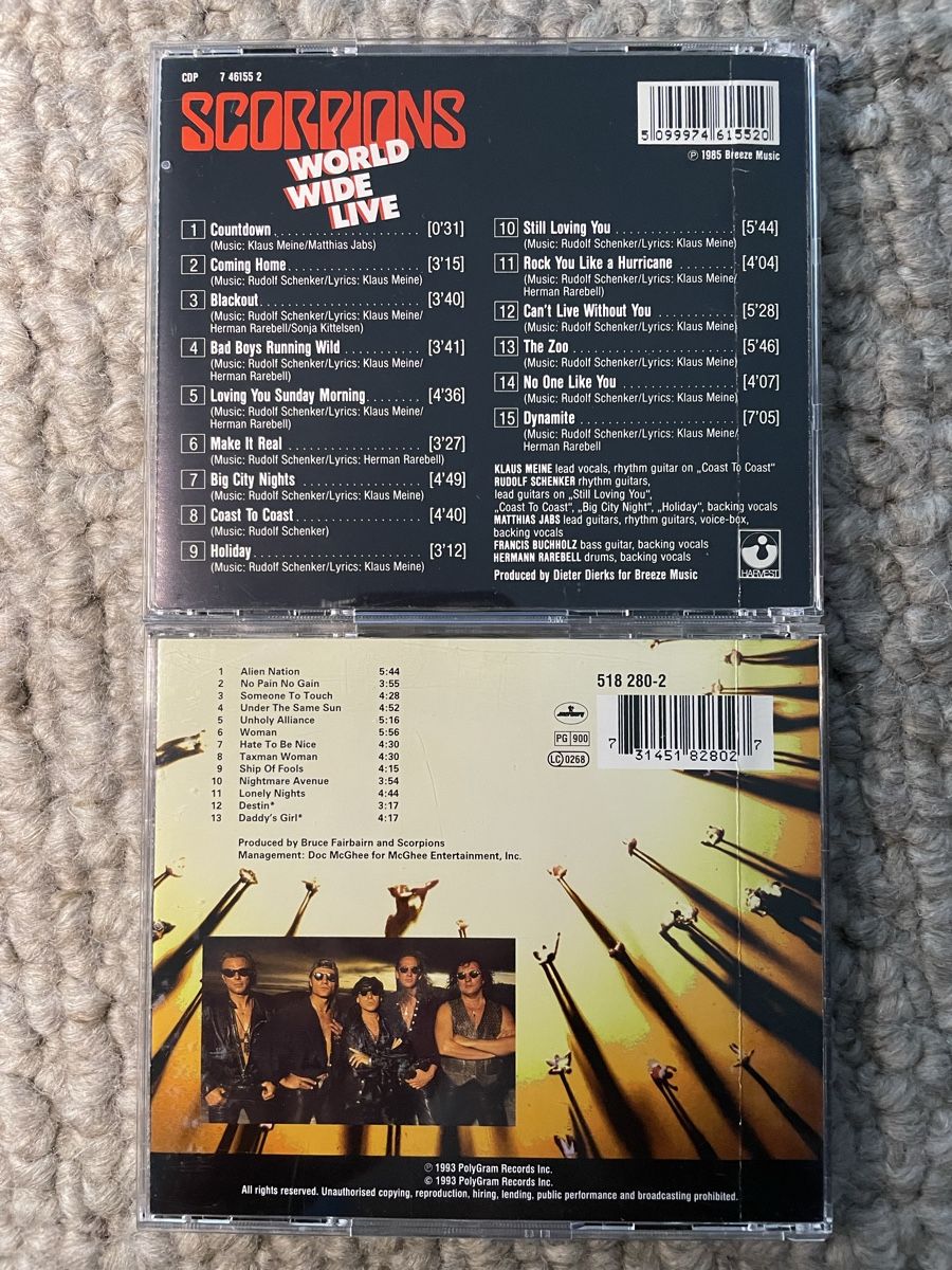 CDs: 2x Scorpions – Neu (gemäss Beschreibung) aus Reinach AG von trigger7811 1