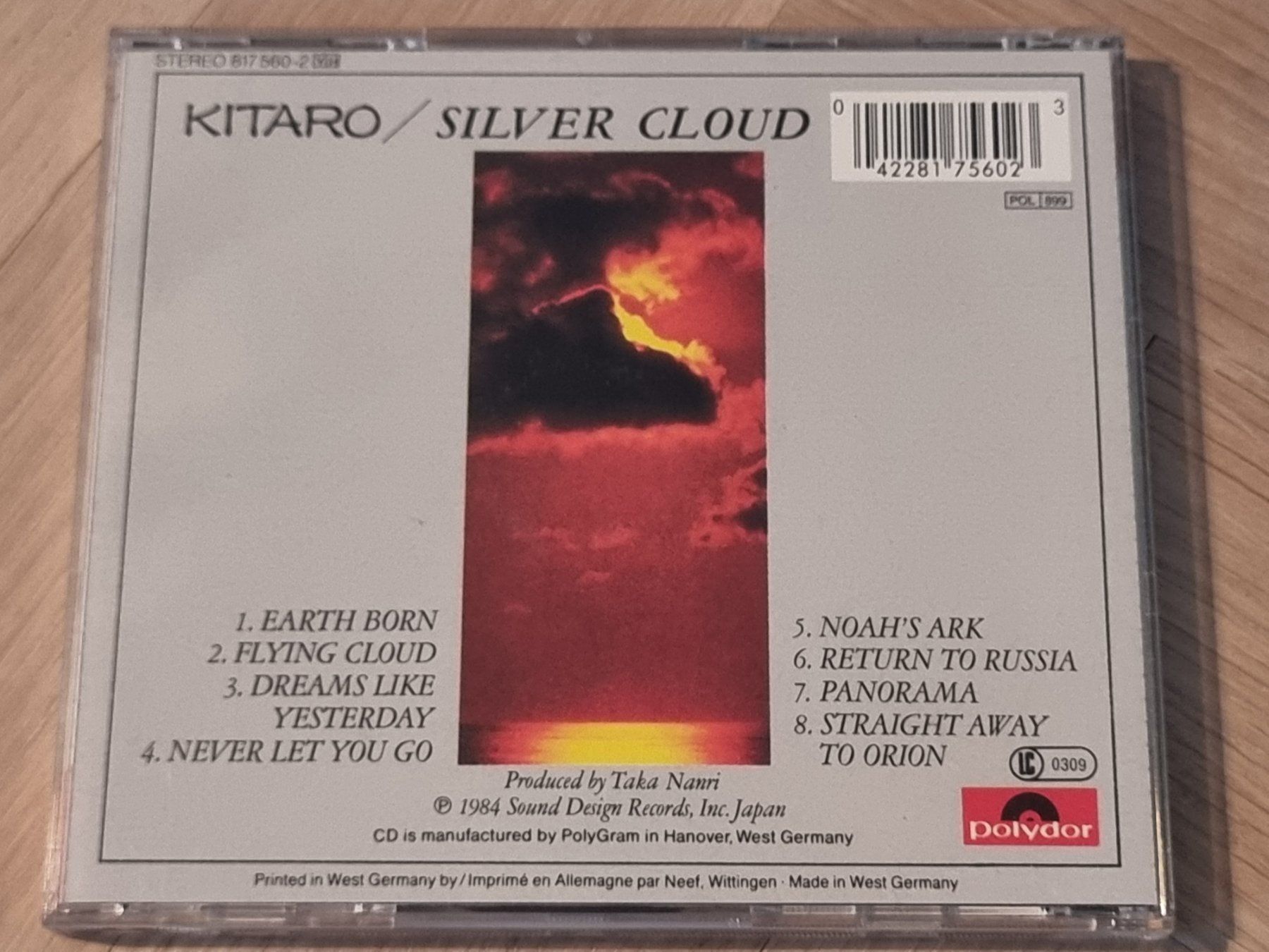 CD: Kitaro : Silver Cloud (CD) – Usato da Villigen venduto da Tschachtlan 1