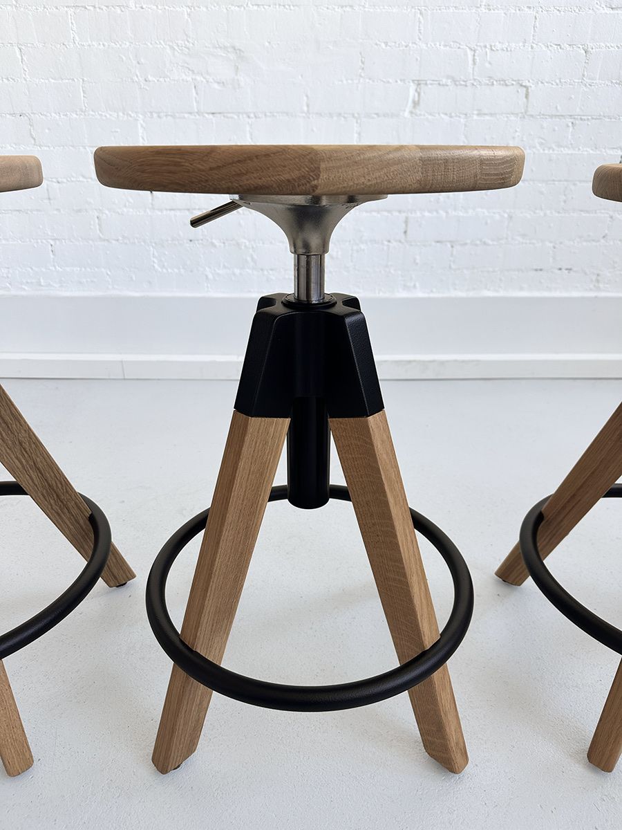 Sgabelli: 4er Set Hocker / Counterstool Arki Stool ARKW8 von Pedrali – Nuovo e nell'imballaggio originale da Bern venduto da Fraeuleinhonig 9