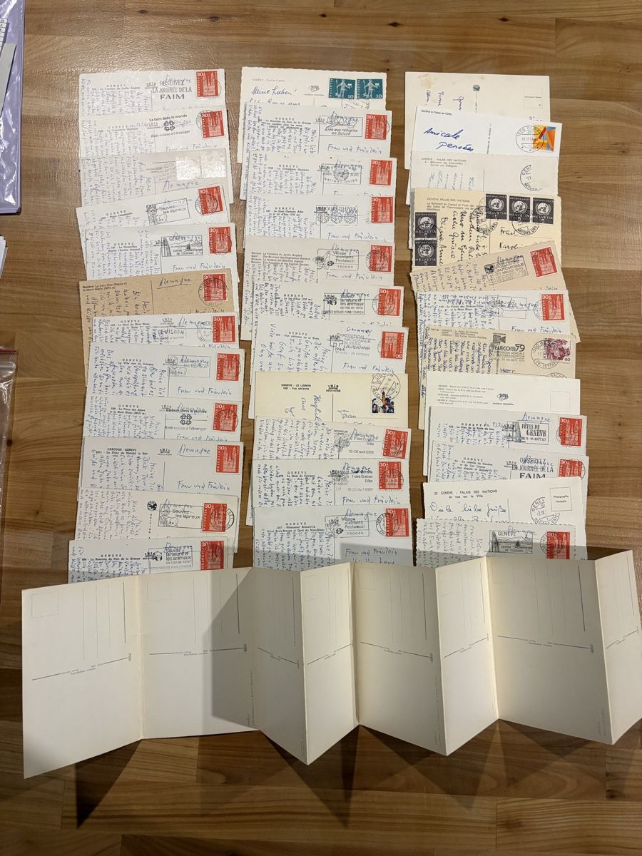 Cartoline postali: über 100 AK von Genf – Usato da Rümlang venduto da Brieftaube2 3