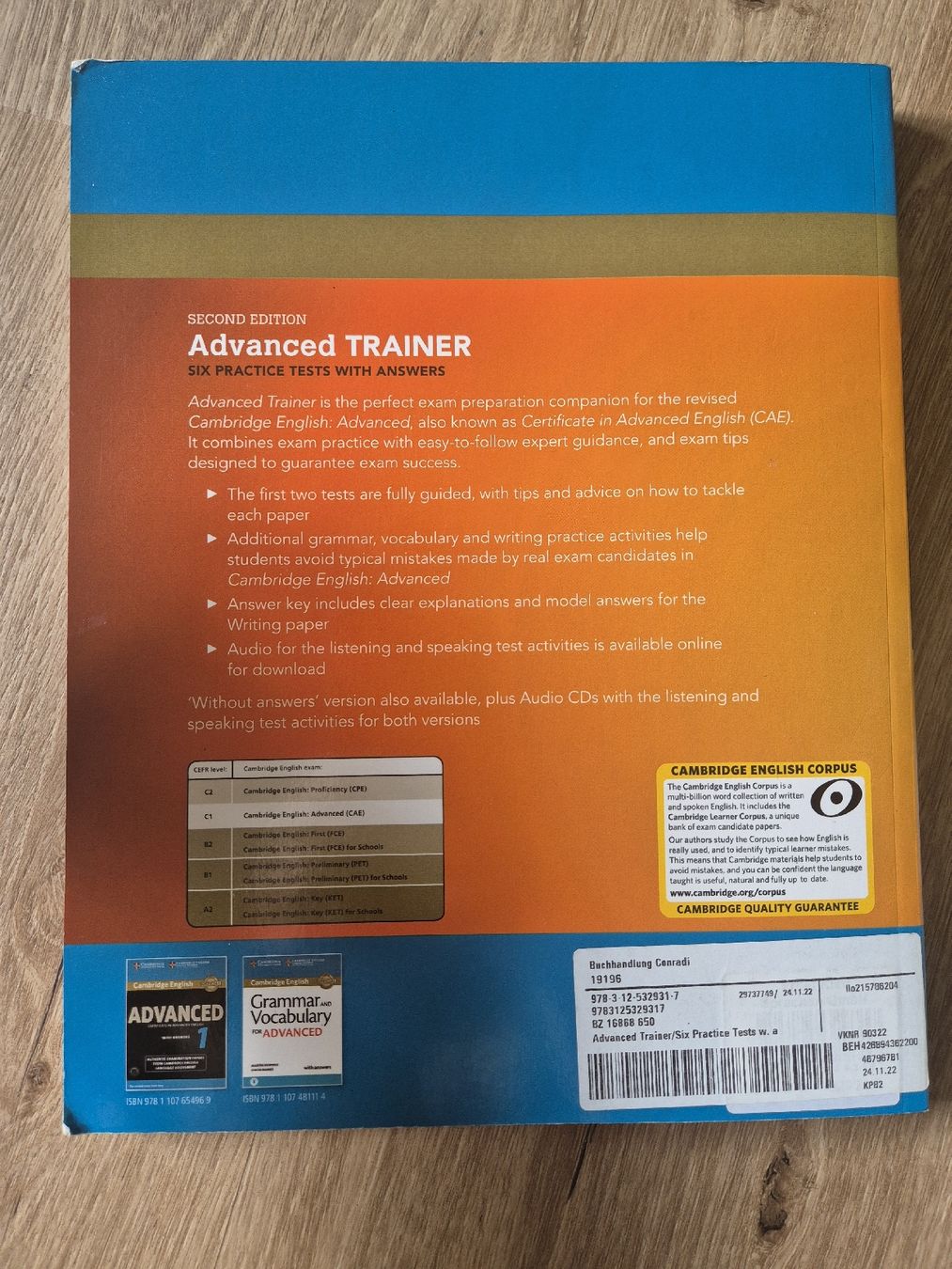 Bücher: Cambridge English Advanced Trainer 2nd Ed. – Gebraucht aus Oberriet SG von bae_2kbx 1