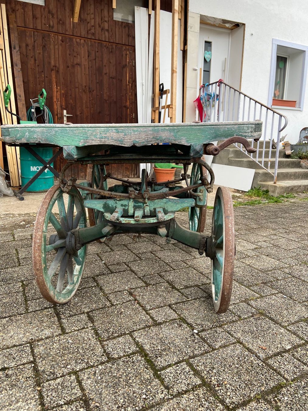 Rimorchi: Handwagen aus Holz – Usato da Sarmenstorf venduto da Poetteler 2