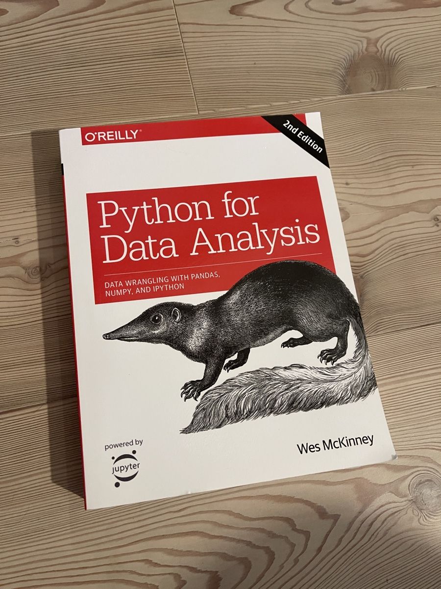Bücher: Python for Data Analysis (2nd Edition) – Gebraucht aus Zürich von mxzrh
