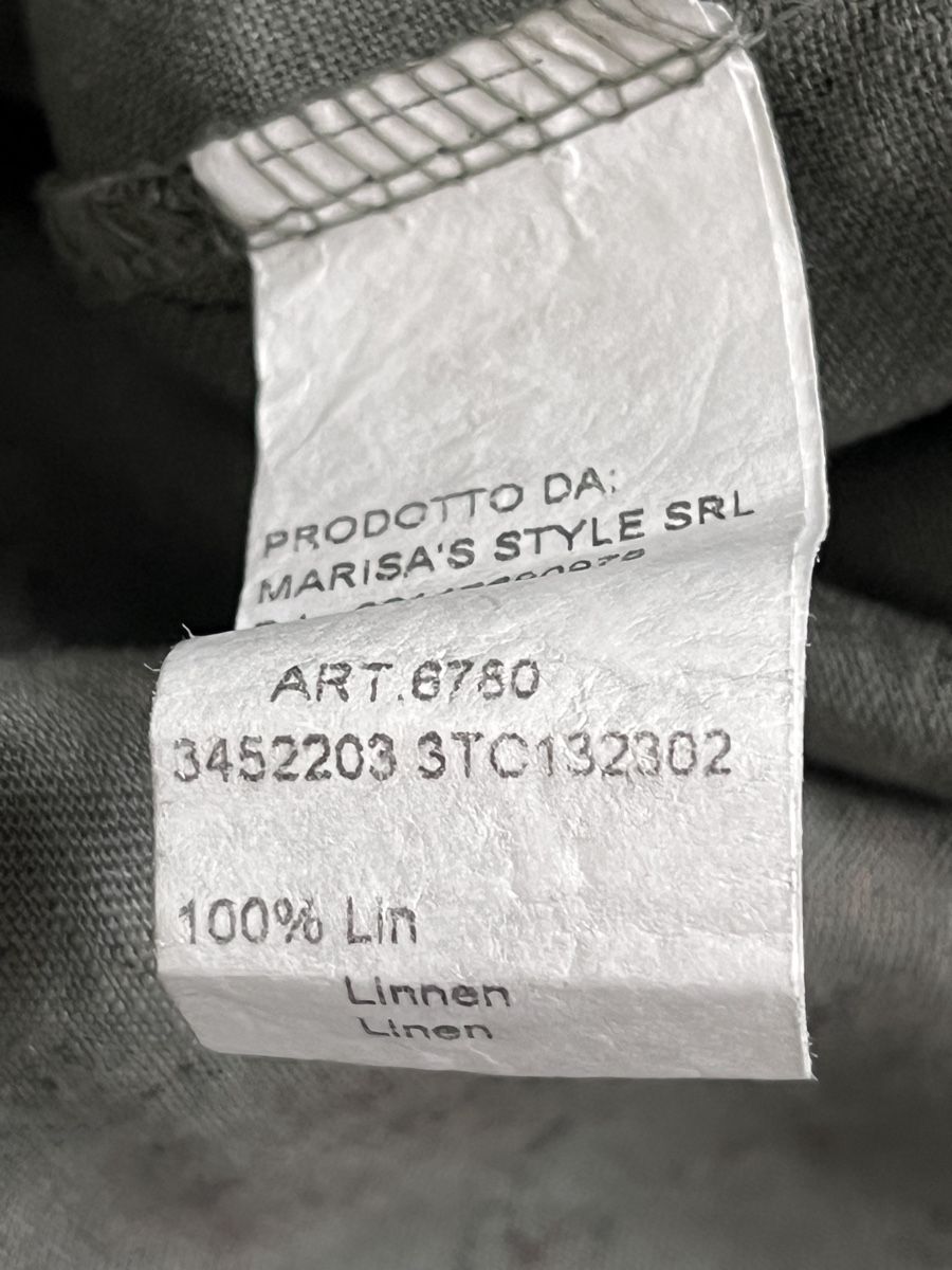 Vestiti: Paprika Tunikakleid, Gr. M, Khaki Blumenmuster, Leinen – Usato da Zürich venduto da Kleanthy 3