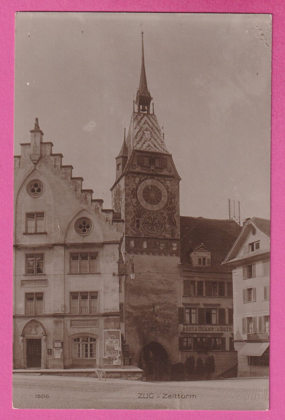 Cartoline postali: Zug Zeitturm – Usato da Einsiedeln venduto da dillie