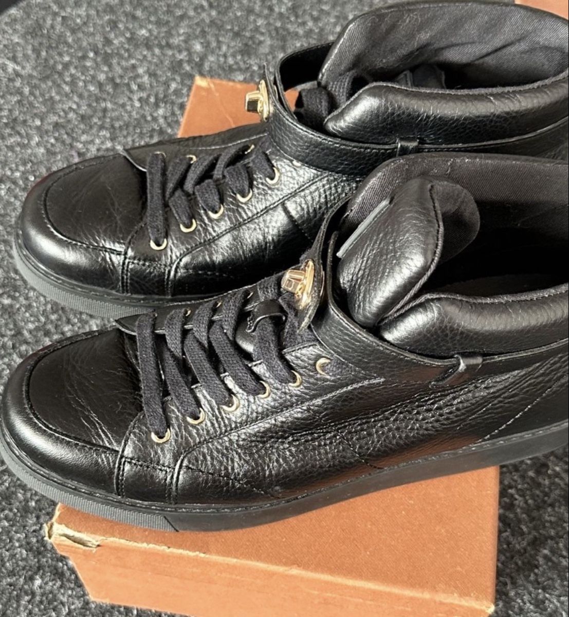 Coach Scarpe da uomo: Coach Black Leather boots. Size EUR 40. – Usato da Vevey venduto da ledidream 1