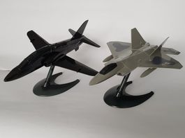 Modellflugzeug, Militär Kampfjet F35 + Hawk Jet Trainer