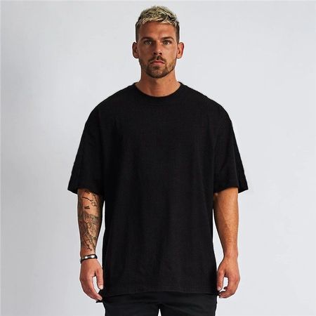 T-Shirt Hip Hop Streetwear Casual Fitness