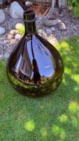 Glasball, Ballonflasche bräunlich gross, dekorativ