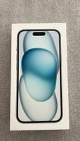 Apple iPhone 15 128 GB, Blau, inkl. Silikon Case, noch neu