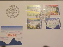 1996, FDC, Automatenmarken