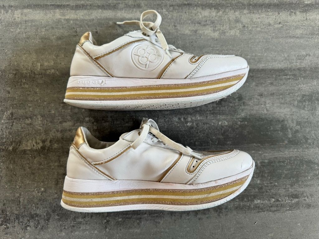 Bugatti Scarpe da donna: Sneaker Bugatti - weiss - gold - Grösse 37 - EU – Usato da Zürich venduto da Alot16 4