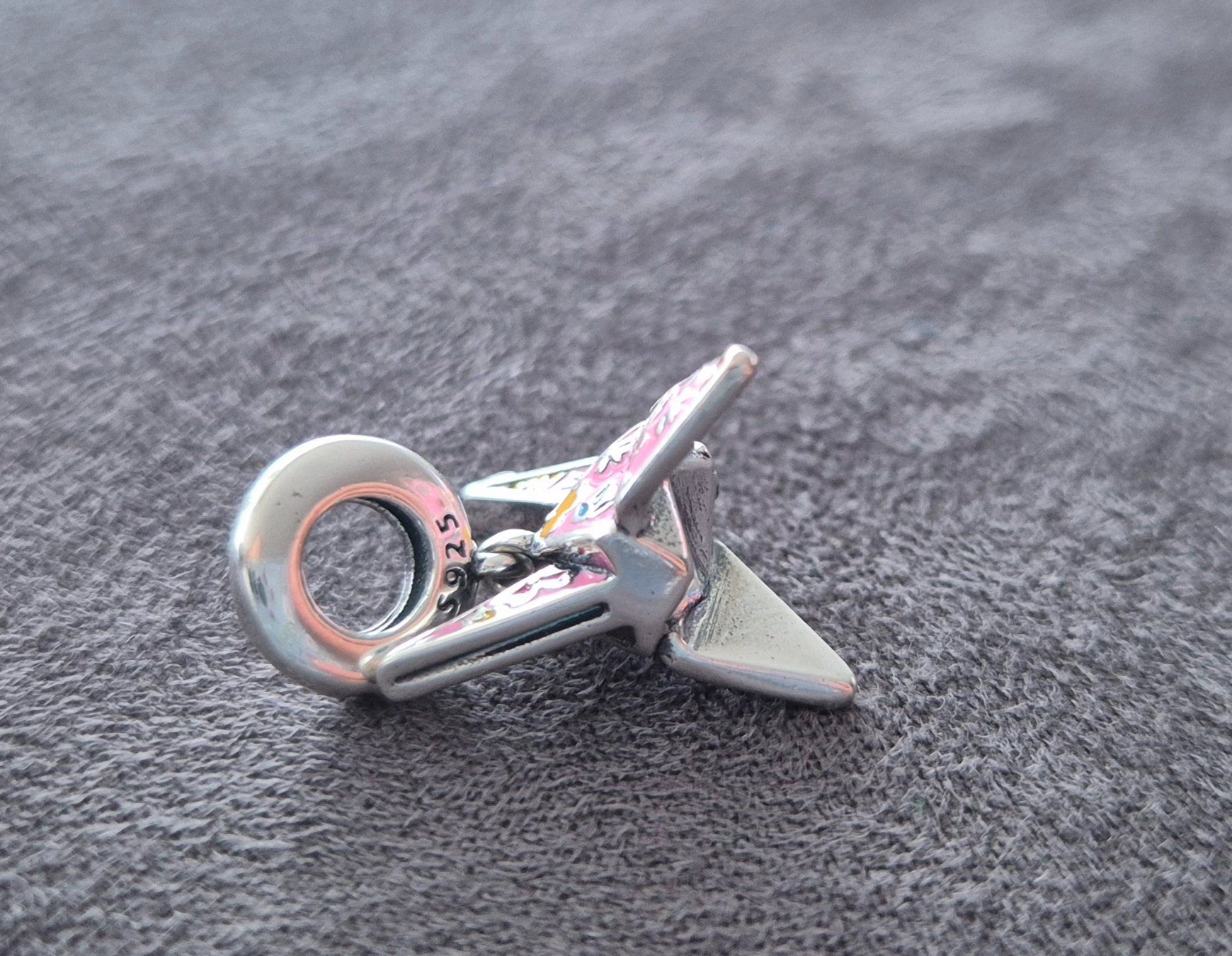 Anhänger: Silber Charm Origami +Garantie – Neu (gemäss Beschreibung) aus Rotkreuz von Carbone_Bijou-Shop 2