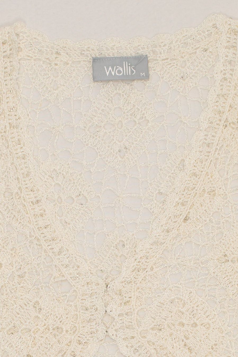 Bolero: Wallis Boléro Crochet Écru Métallisé T. M – Usato da Fribourg venduto da re-fine 2