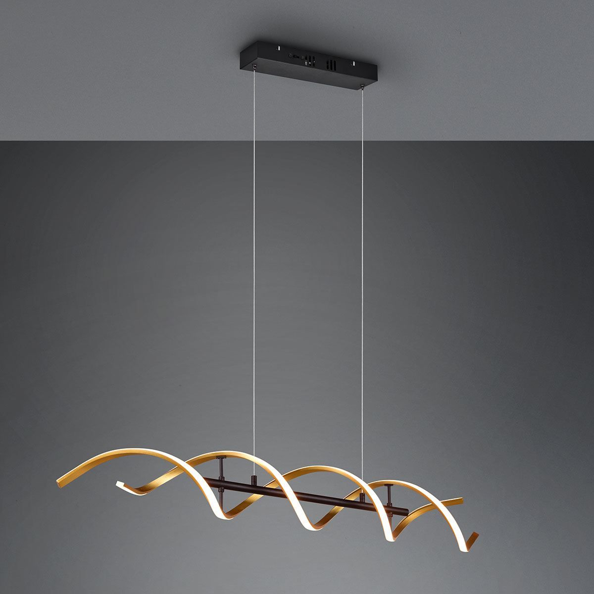 Kronleuchter & Deckenlampen: LED Pendelleuchte, Dimmbar, Gold – Neu (gemäss Beschreibung) aus Kreuzlingen von Smart-Light