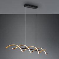 LED Pendelleuchte, Dimmbar, Gold