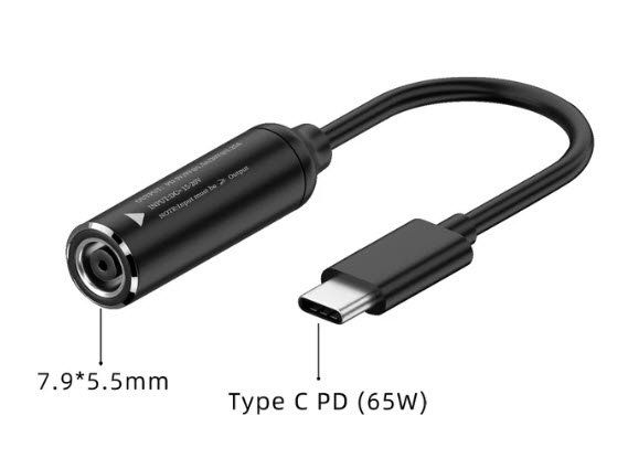 Unità & Adattatore: HP DC zu USB-C Ladeadapter 65Watt – Nuovo e nell'imballaggio originale da Holzhäusern ZG venduto da Sky_