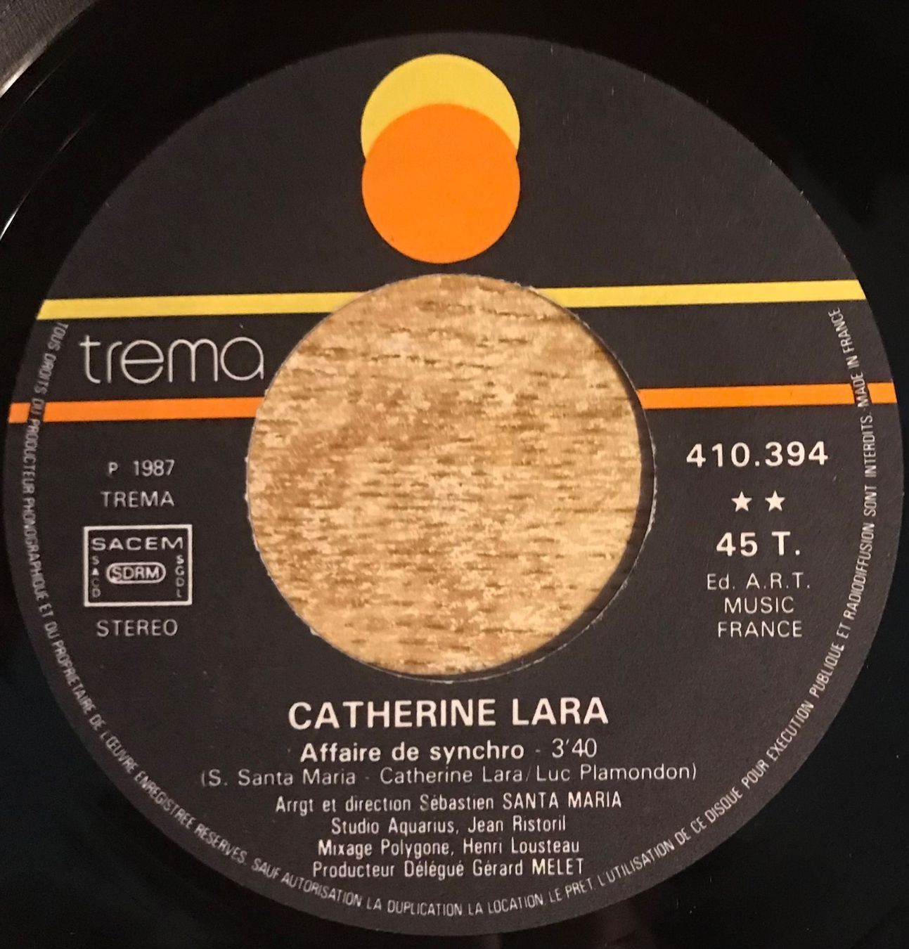 Vinyles: CATHERINE LARA - ENCORE UNE FOIS – D'occasion à Bussigny par vinyl-pas-cher 3