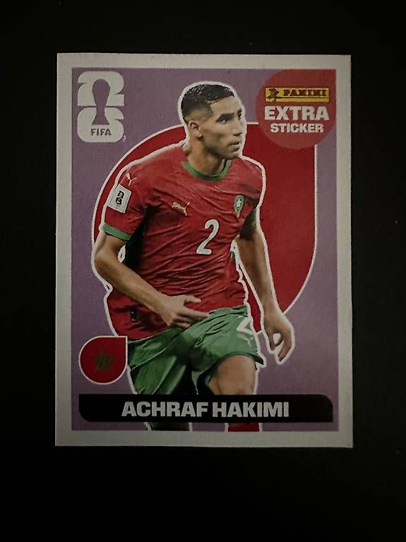 Carte collezionabili: Hakimi Panini Extra Sticker World Cup 2026 – Usato da bösingen venduto da tonynosferato