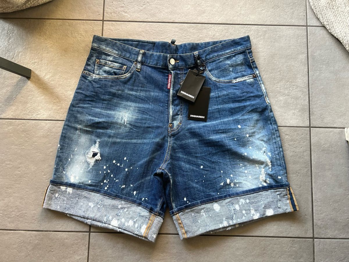 Dsquared2 Jeans: Dsquared2 Shorts Denim uomo 52 – Nuovo e nell'imballaggio originale da Mendrisio venduto da fly_9wzx