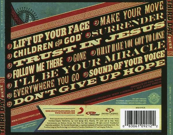 CDs: Third Day – Move - b – Gebraucht aus Brittnau von Zibu 1
