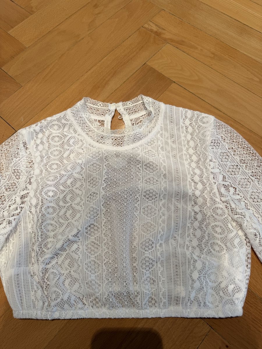 Camicette: Damen Dirndl Bluse Langarm Spitzenoptik Waldorff – Usato da Zürich venduto da joa_6zjc 3