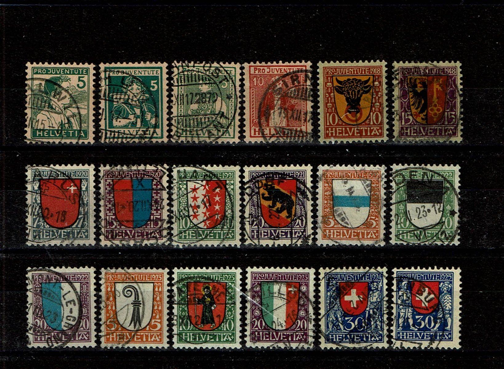 Alle Briefmarken: Lot Pro Ju oblitéré – Gebraucht aus Neuchâtel von yacamoto