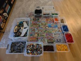 27,7 kg LEGO Sammlung – Nach Farben sortiert + Spezialteile
