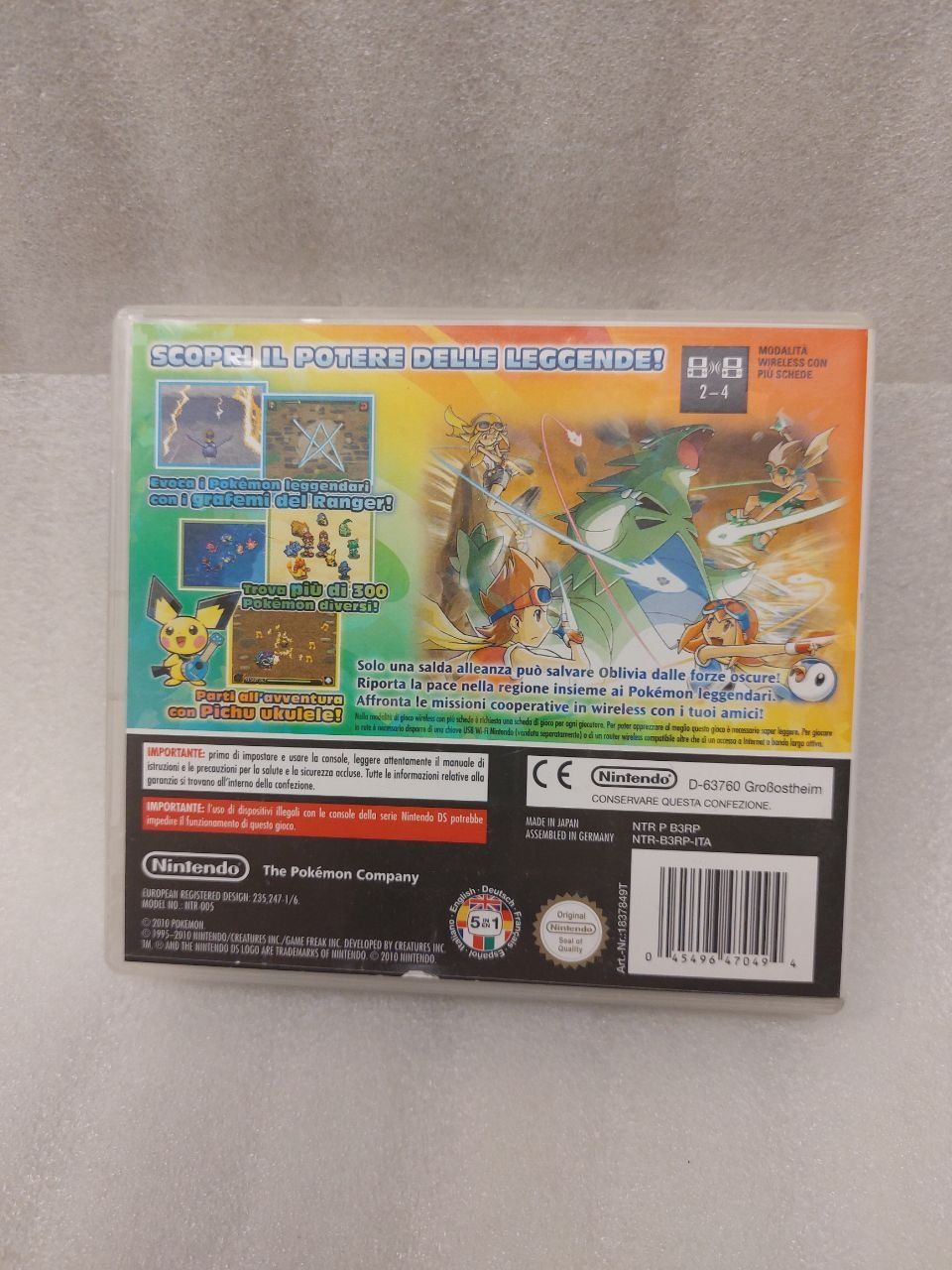 Nintendo Giochi: Pokémon Ranger Tracce di Luce Nintendo DS – Usato da Pambio Noranco venduto da Pol69 2