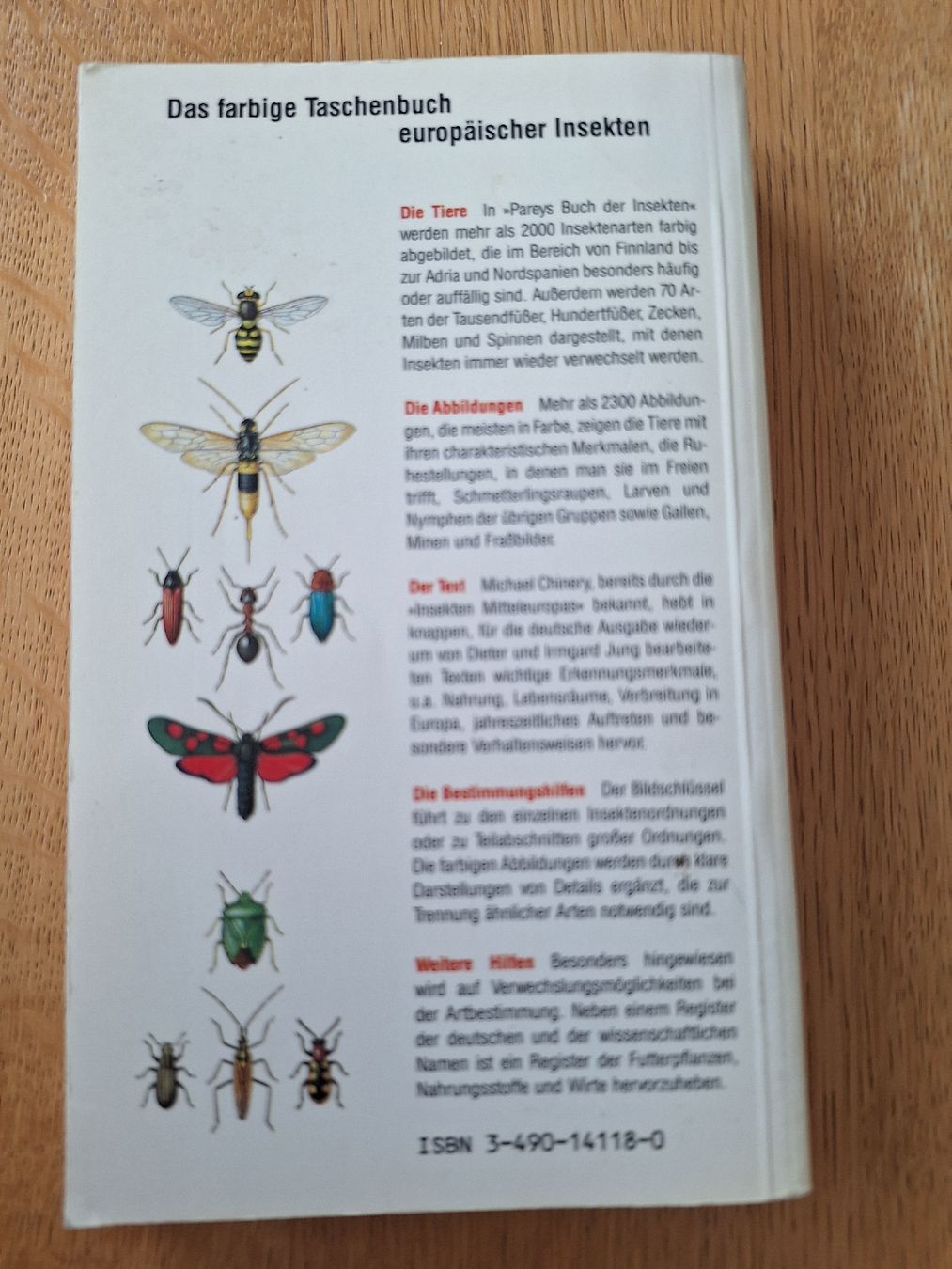 Libri: Pareys Buch der Insekten Michael Chinery  – Usato da Sempach Station venduto da Feuersalamander69 1