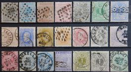 Belgien ex. Kat. 14-41 gest. 1865/84 Kat. 256 Euro