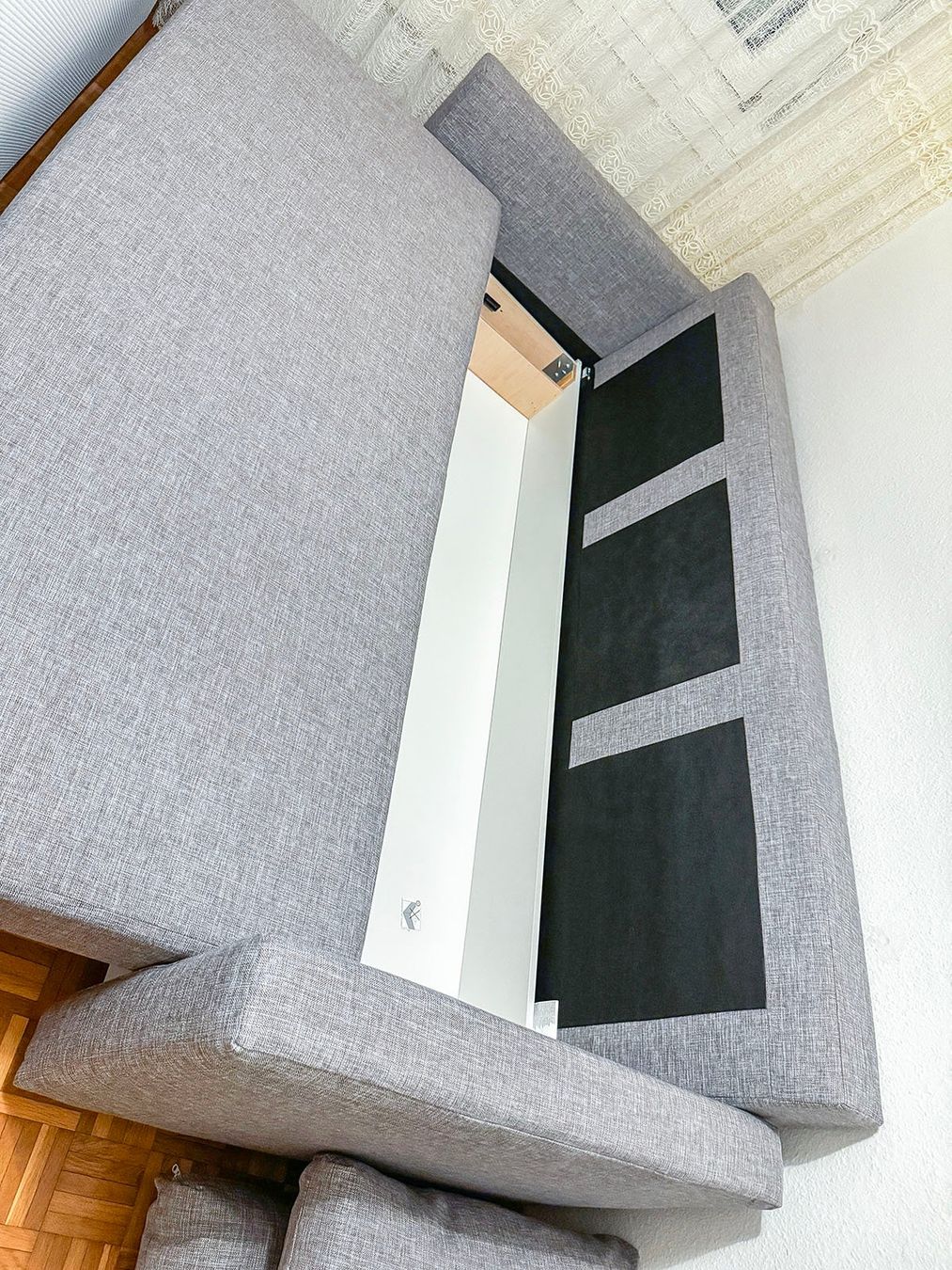 Ikea Sofas: 3er-Bettsofa, Faringe hellgrau – Gebraucht aus Greifensee von Aandix 7