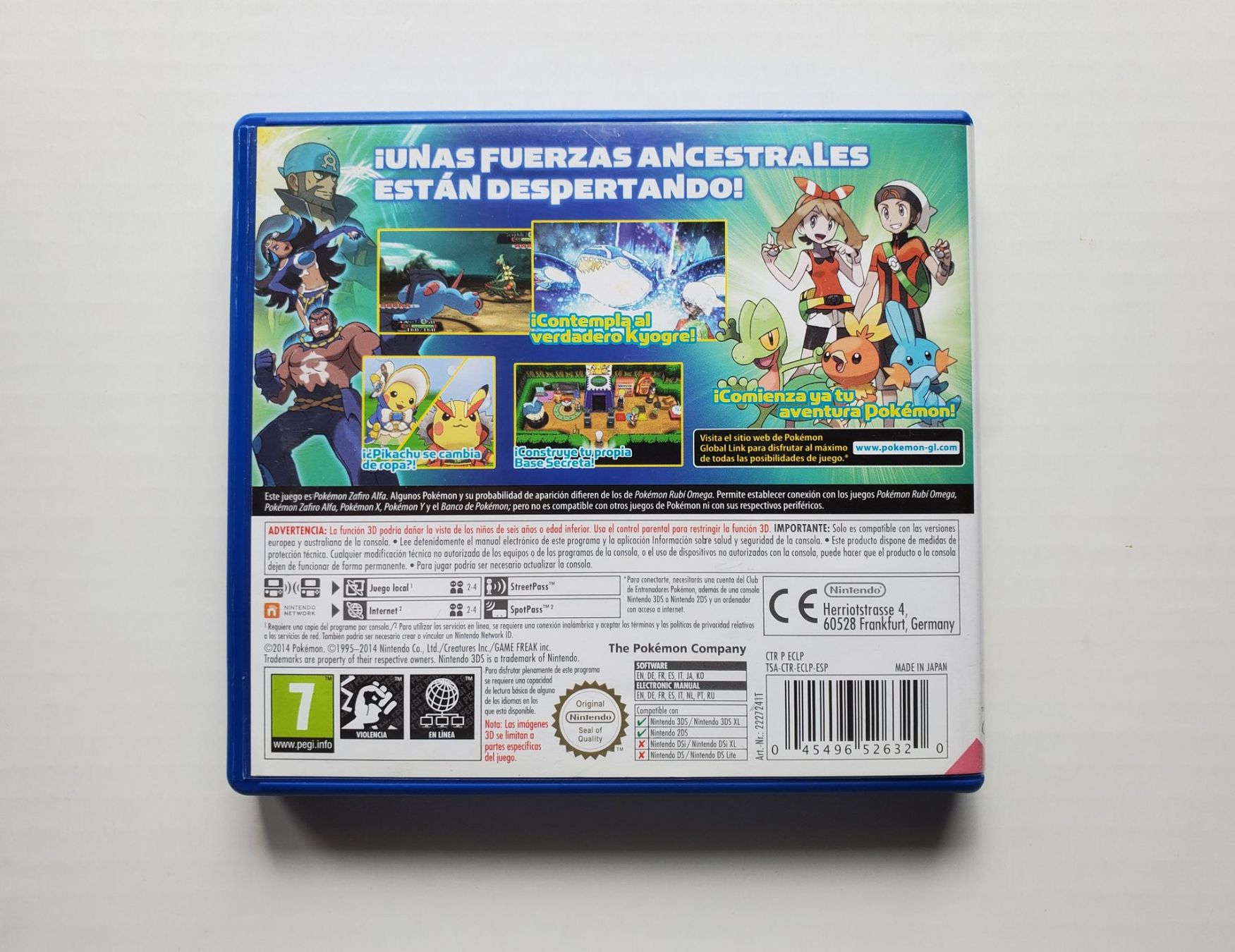 Nintendo Spiele: Pokémon Alpha Saphir "Zafiro Alfa" – Gebraucht aus Euseigne von  2