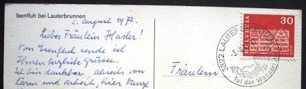 Cartoline postali: LAUTERBRUNNEN Isenfluh – Usato da Jona venduto da philajona 1