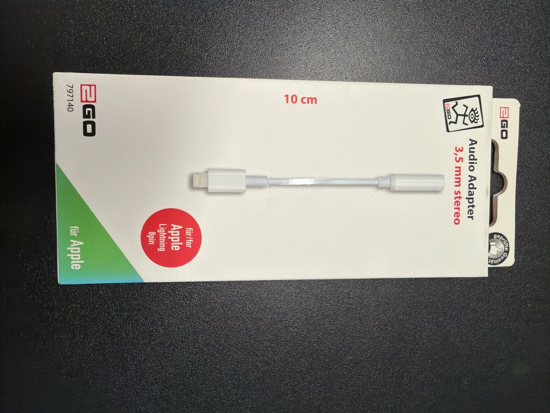 Cavi: Neu 2GO Audio Adapter 3.5mm (6x) – Nuovo e nell'imballaggio originale da Inwil venduto da Rzic-Liquidationen 3
