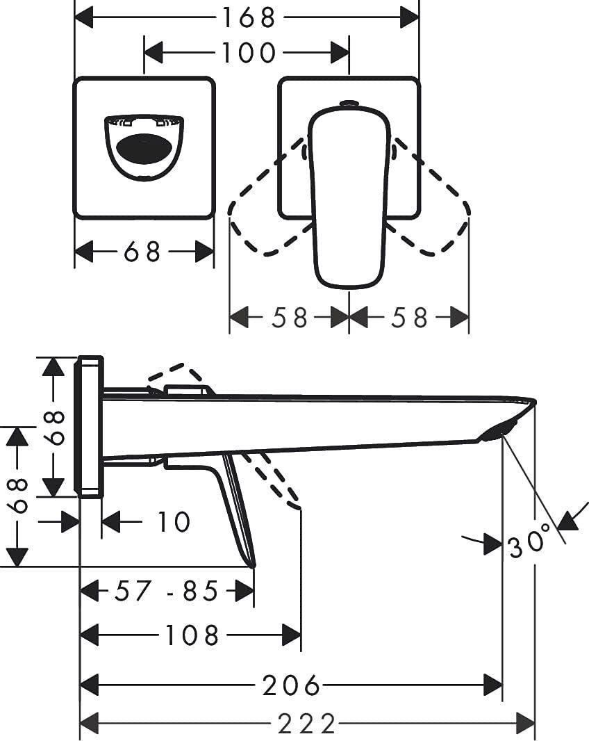 Hansgrohe Robinetterie: Hansgrohe Logis 71256000 Einhebelmischer – Neuf avec emballage d'origine à Bottighofen par zaap 2