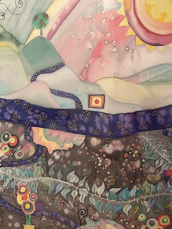 Foto & Immagini: Seidenbild mit Kunstrahmen – Usato da Zuerich venduto da Violinen 2