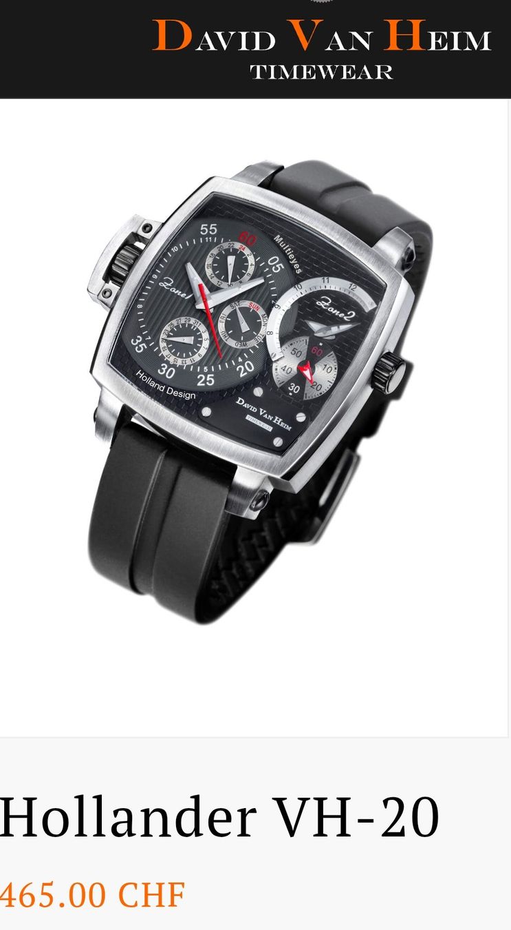 Orologi: Montre David Van Heim – Usato da Versoix venduto da Treska 1