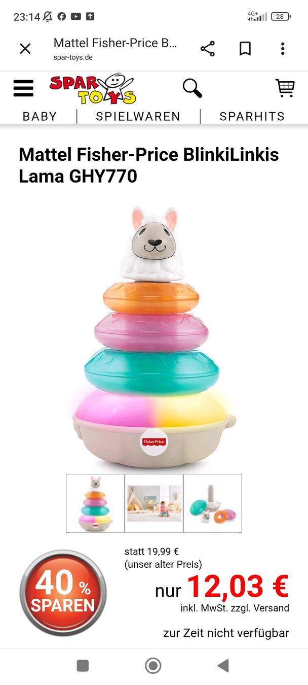Fisher-Price Giocattoli: Fisher-Price Blinkilinkis sammlung – Usato da Wangs venduto da Gabrill 9