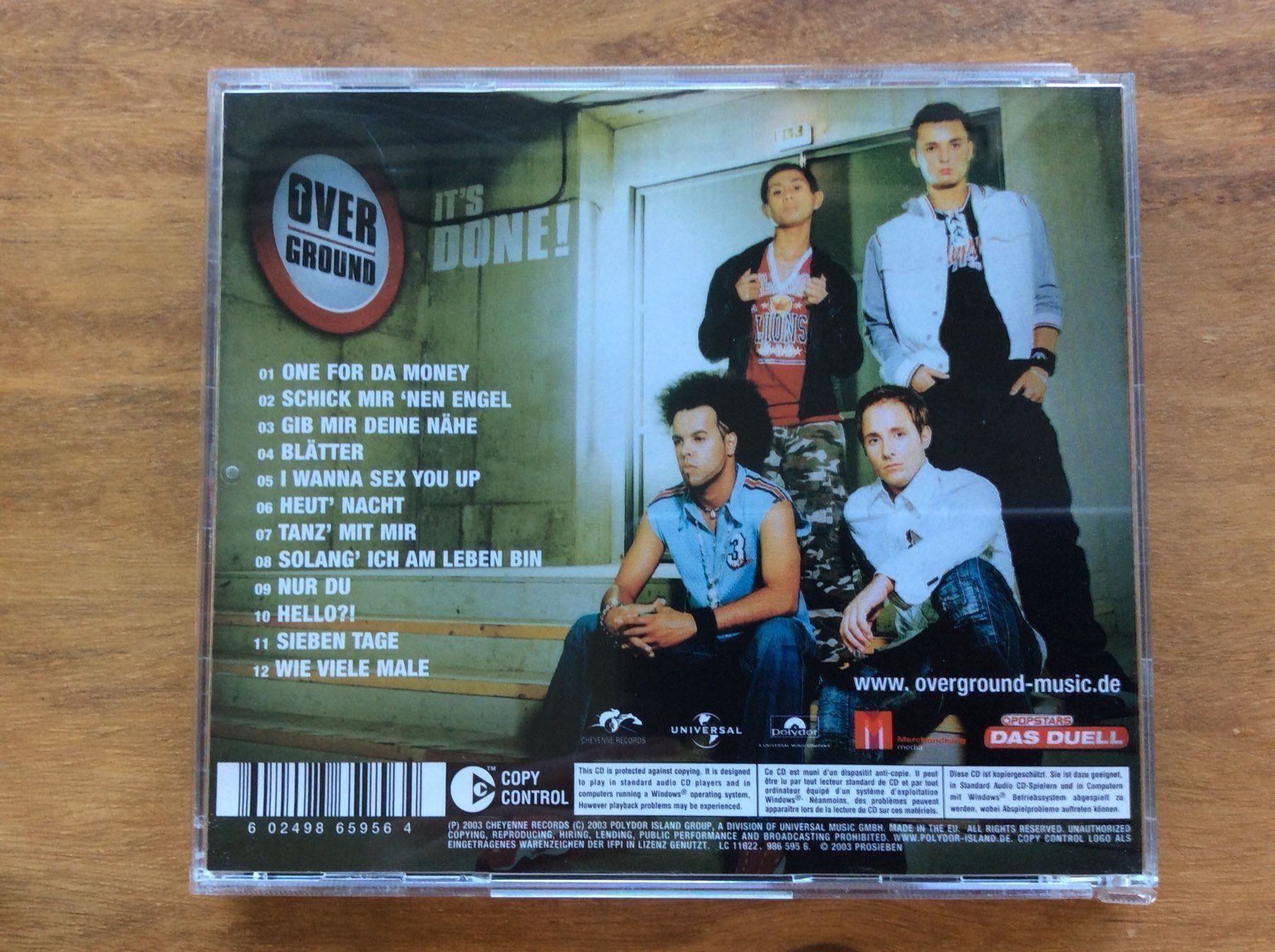 CD: CD Over Ground - It‘s Done! – Usato da Horgen venduto da flyingpenguin2000 2