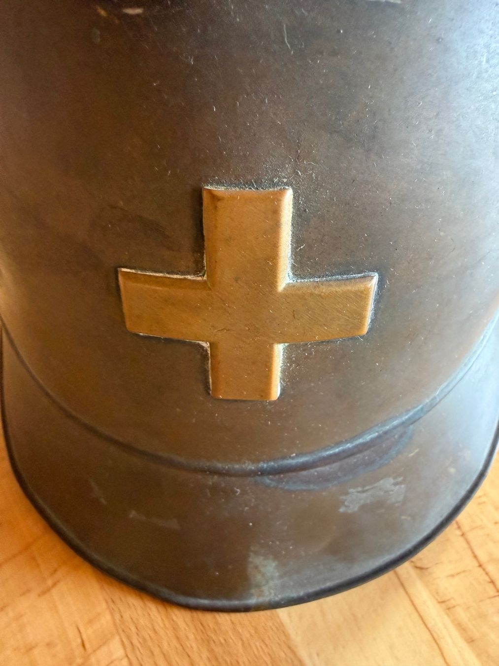 Pompieri: alter Feuerwehrhelm – Usato da Degersheim venduto da Rrimi 2
